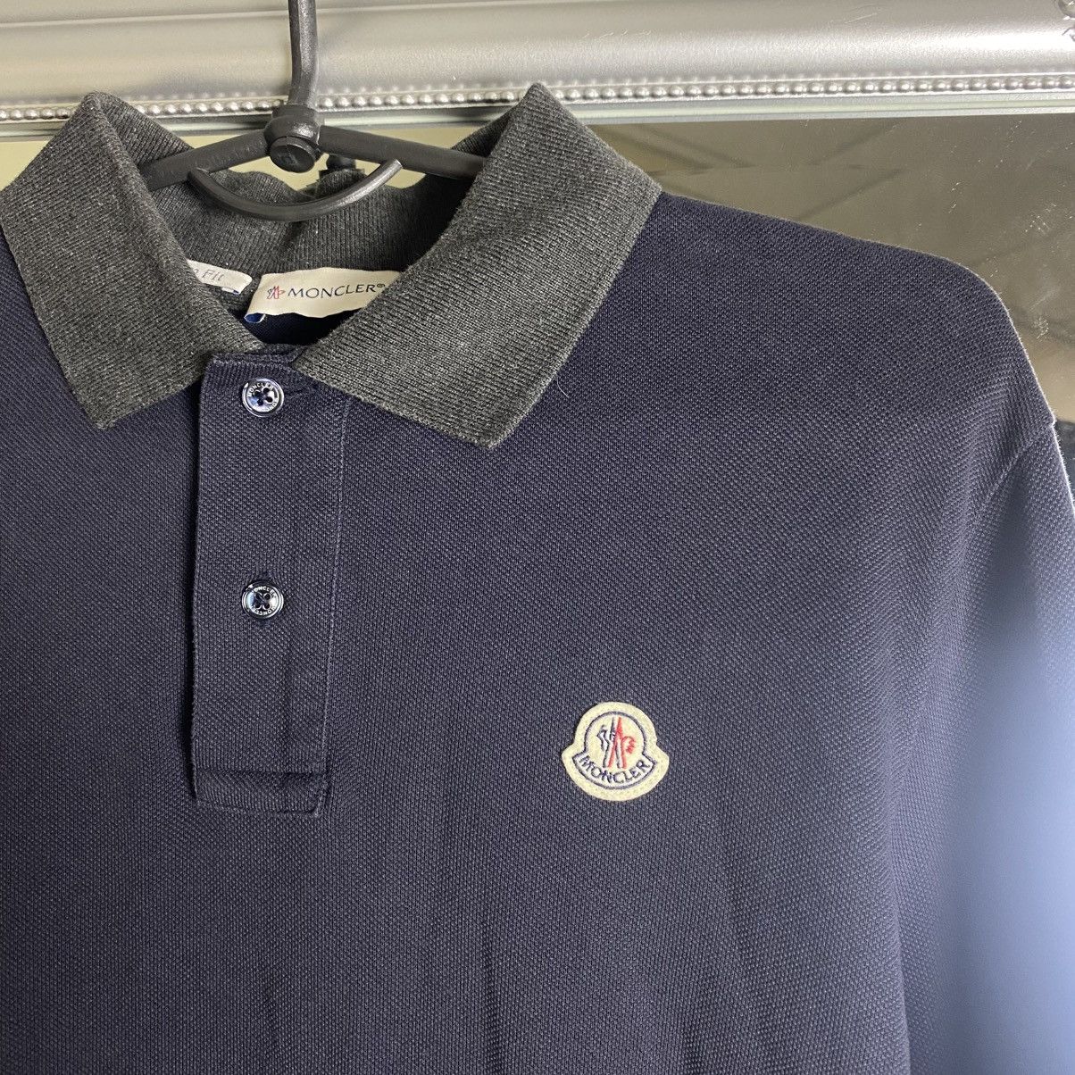 Moncler Moncler Long Sleeve Polo T-Shirt S Size Size US S / EU 44-46 / 1 - 3 Thumbnail