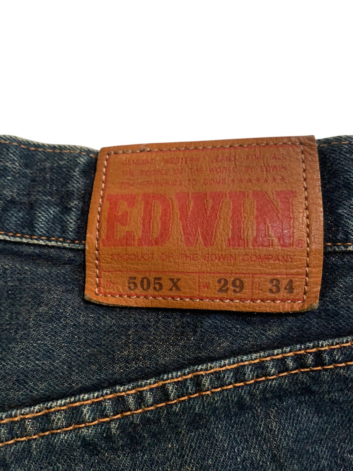 Kapital VINTAGE EDWIN 505X SELVEDGE RUSTY JAPANESE DENIM Size US 28 / EU 44 - 12 Thumbnail
