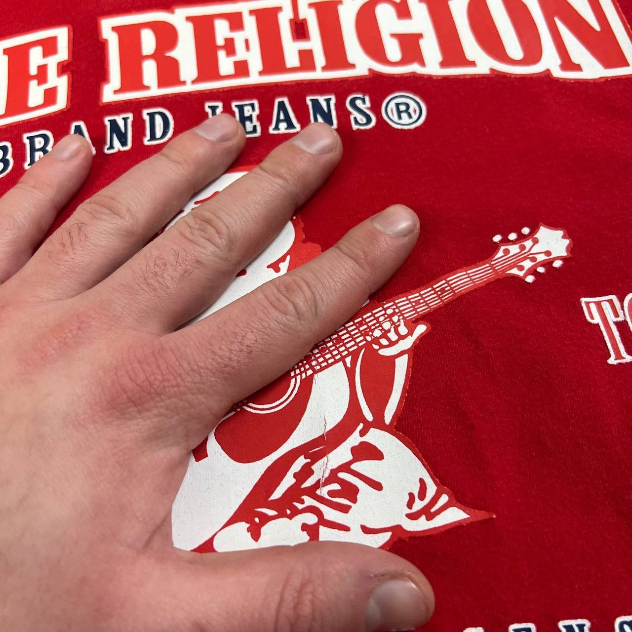 True Religion True Religion Big Logo Vintage T-Shirt Streetwear 90s 1TS27 Size US M / EU 48-50 / 2 - 4 Thumbnail