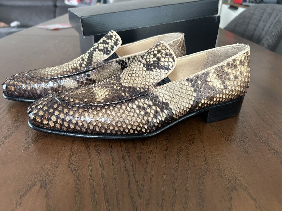 Handmade Handmade All phyton snake skin loafer Size US 10 / EU 43 - 2 Thumbnail
