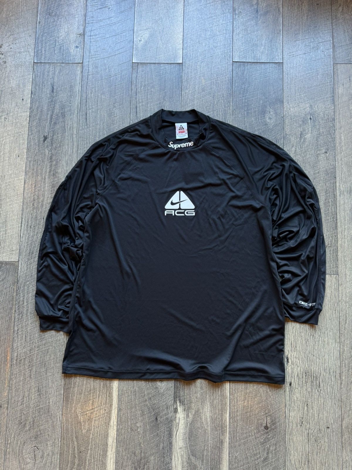 Nike ACG × Supreme Supreme Nike ACG Jersey Longsleeve NWT XL Black