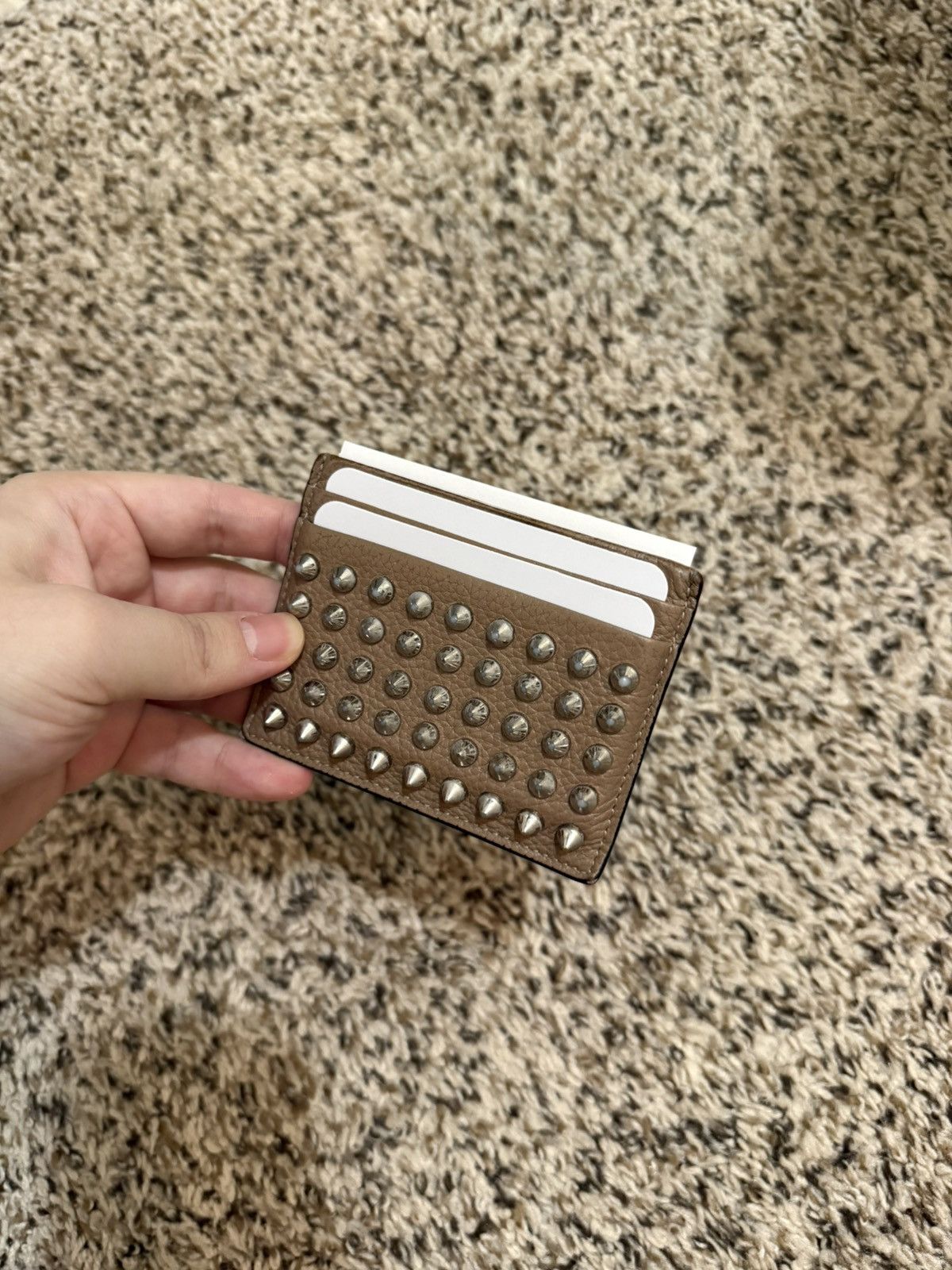 Christian Louboutin Christian Louboutin Card Wallet ‘Brown’ Size ONE SIZE - 1 Thumbnail