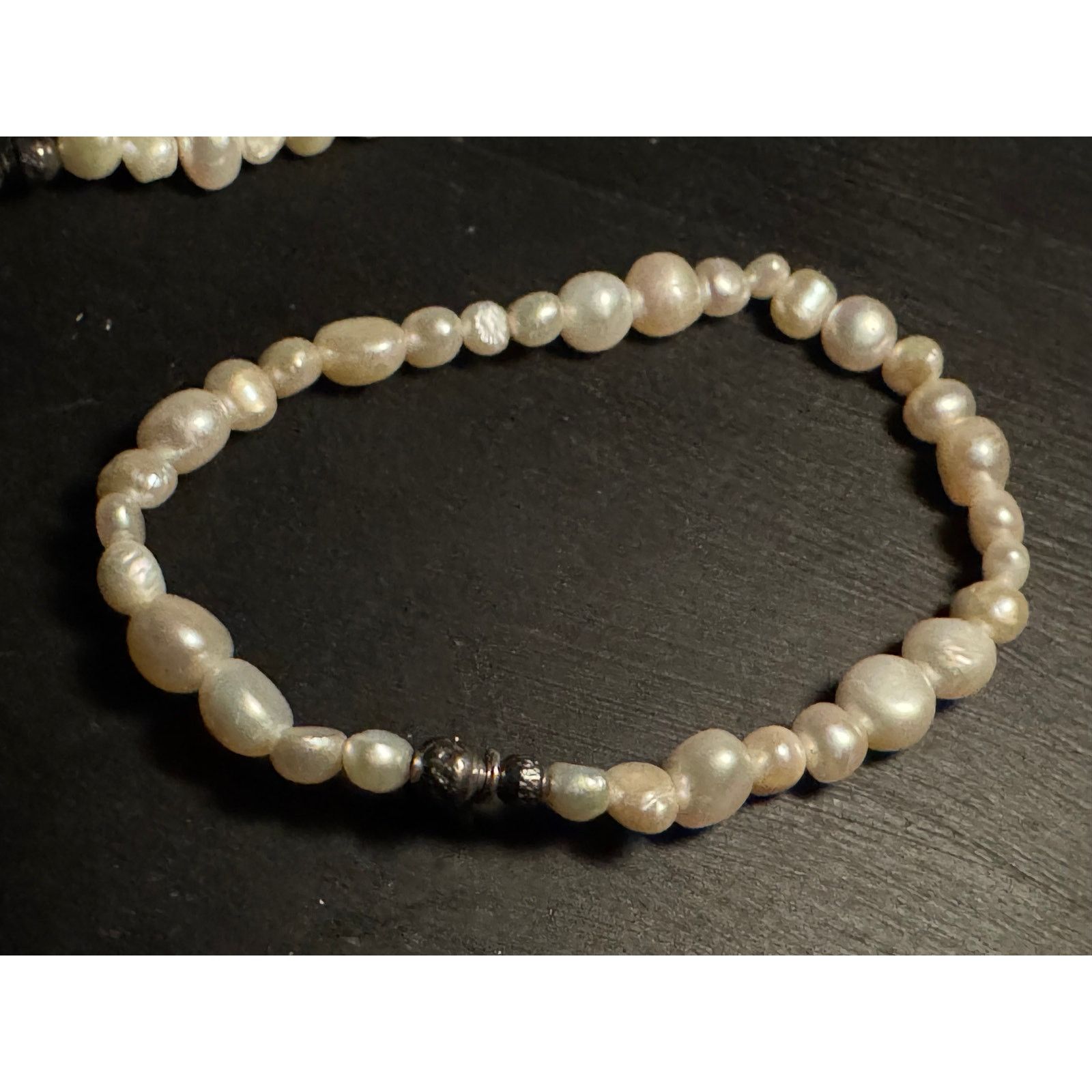 Other Vintage Silpada Freshwater Pearl Stretch Bracelets (pair) Size ONE SIZE - 4 Thumbnail