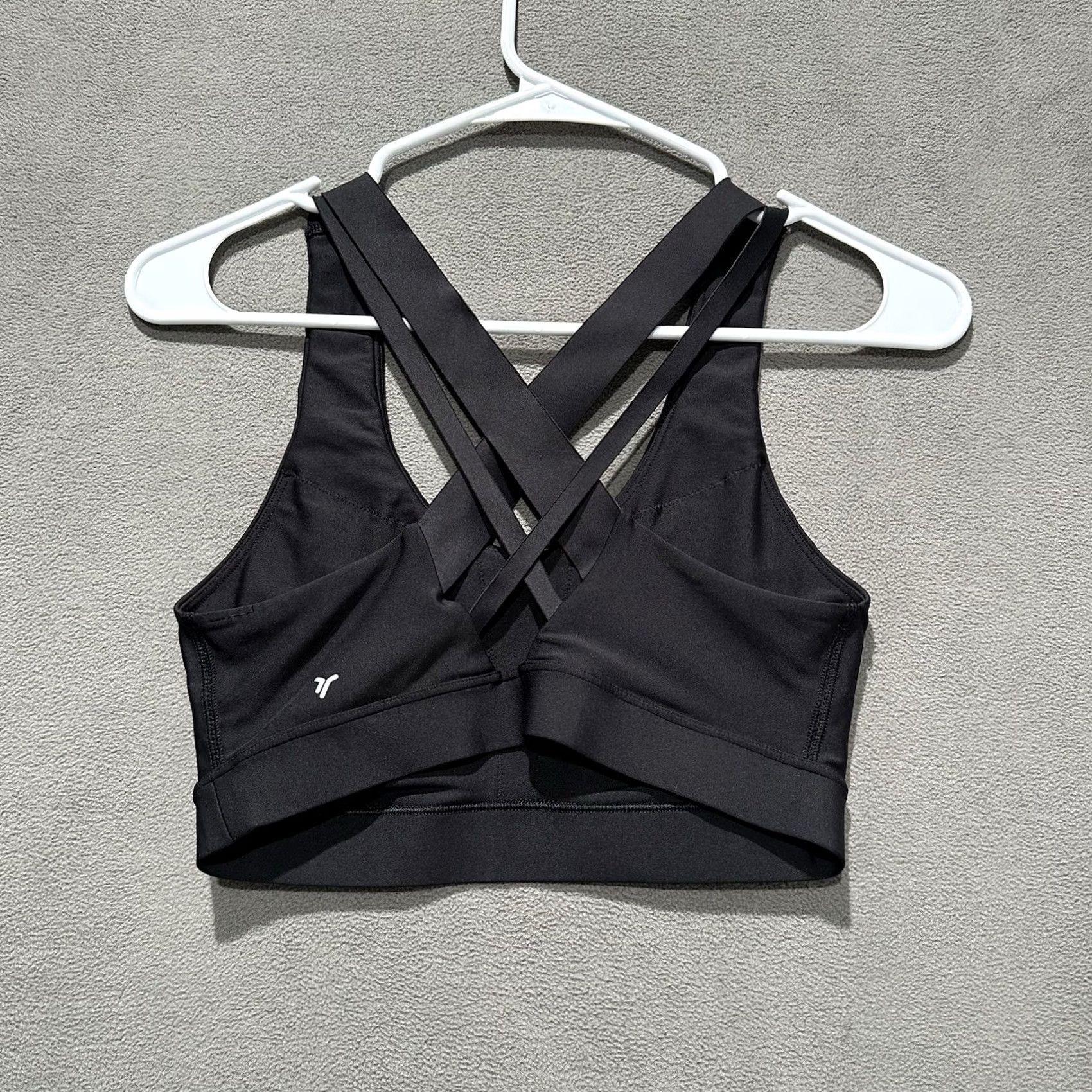 Old Navy Old Navy Powersoft Sports Bra Womens Small Black Medium Support Go-Dry Active Shirt Ladies XS? Size ONE SIZE - 2 Thumbnail
