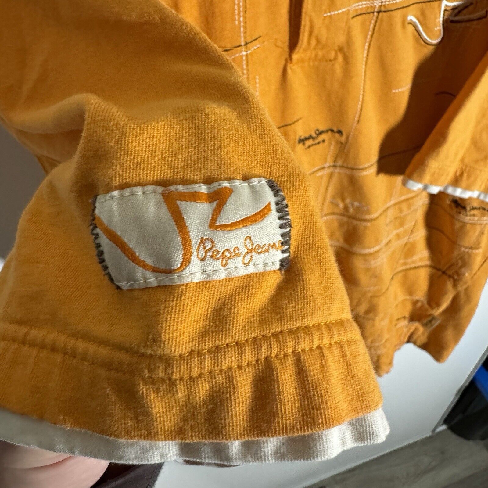 Pepe Jeans × Vintage VTG 2000’s Pepe Jeans London Polo Shirt Yellow Size 2XL Y2K Size US XXL / EU 58 / 5 - 8 Thumbnail