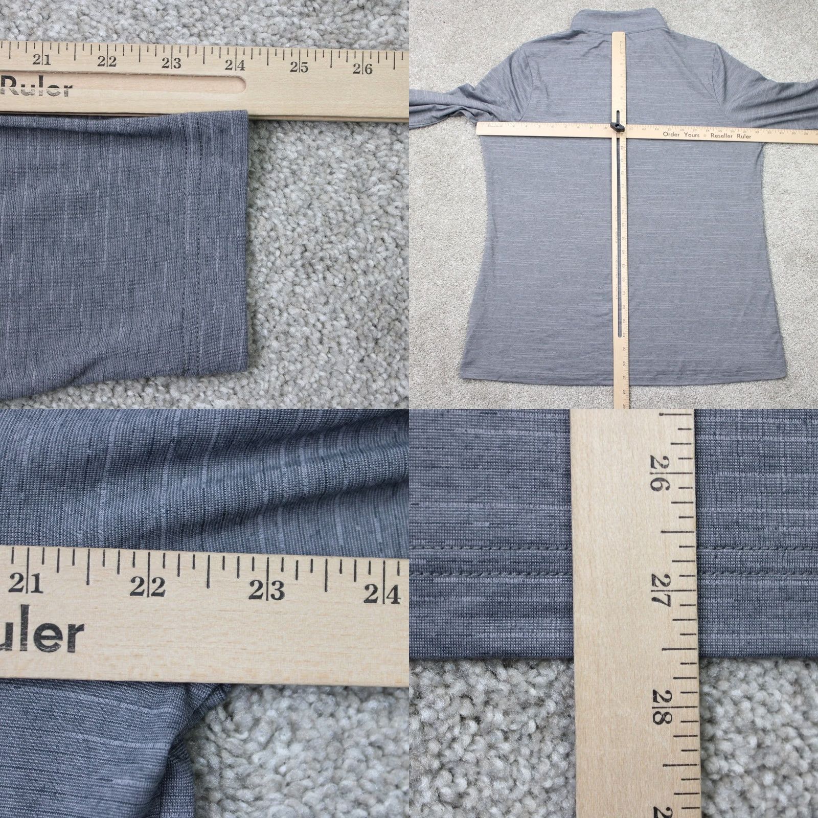 TravisMathew Travis Mathew Sweatshirt NWT Womens XL Gray Crestview 1/4 Zip Golf Long Sleeve Size XL / US 12-14 / IT 48-50 - 9 Thumbnail