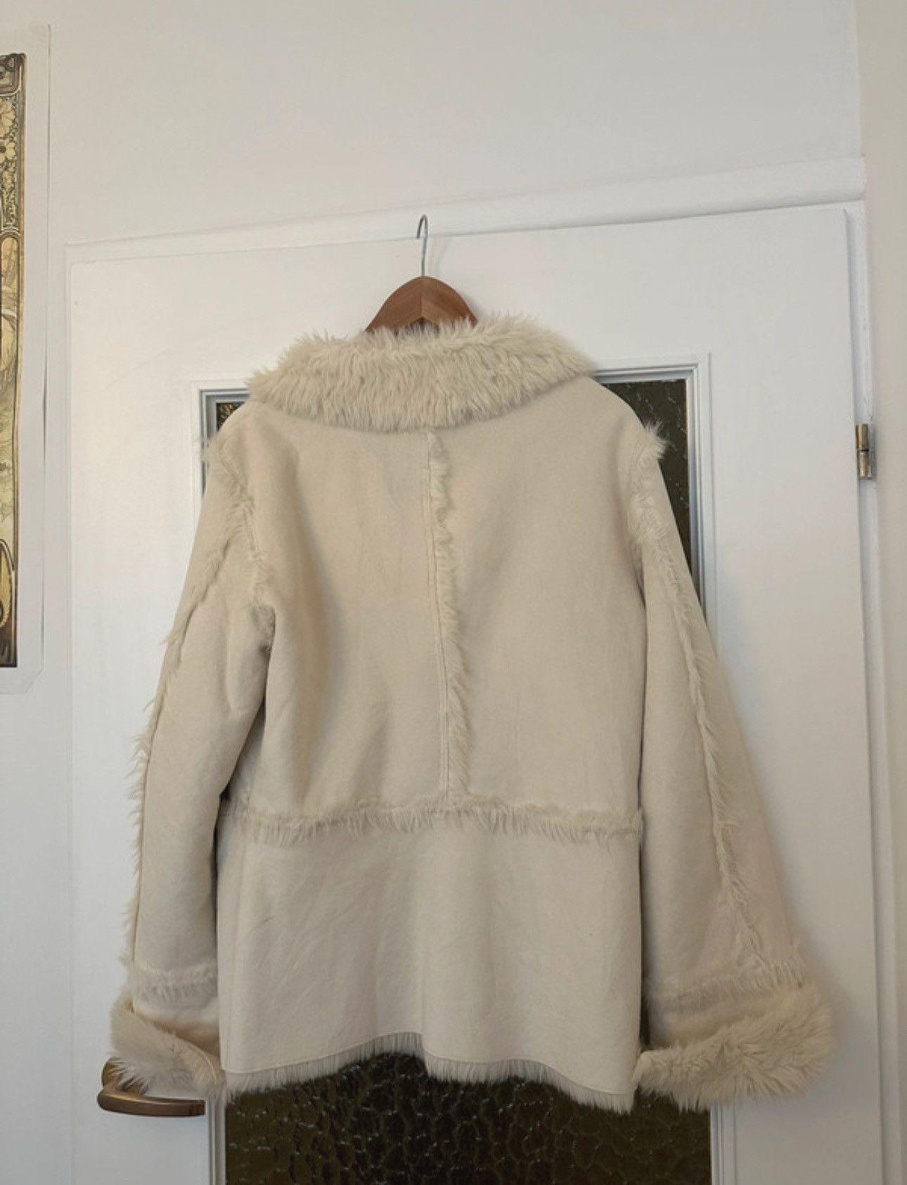 Vintage Fur coat blazer jacket wrapped tied Size M / US 6-8 / IT 42-44 - 6 Thumbnail