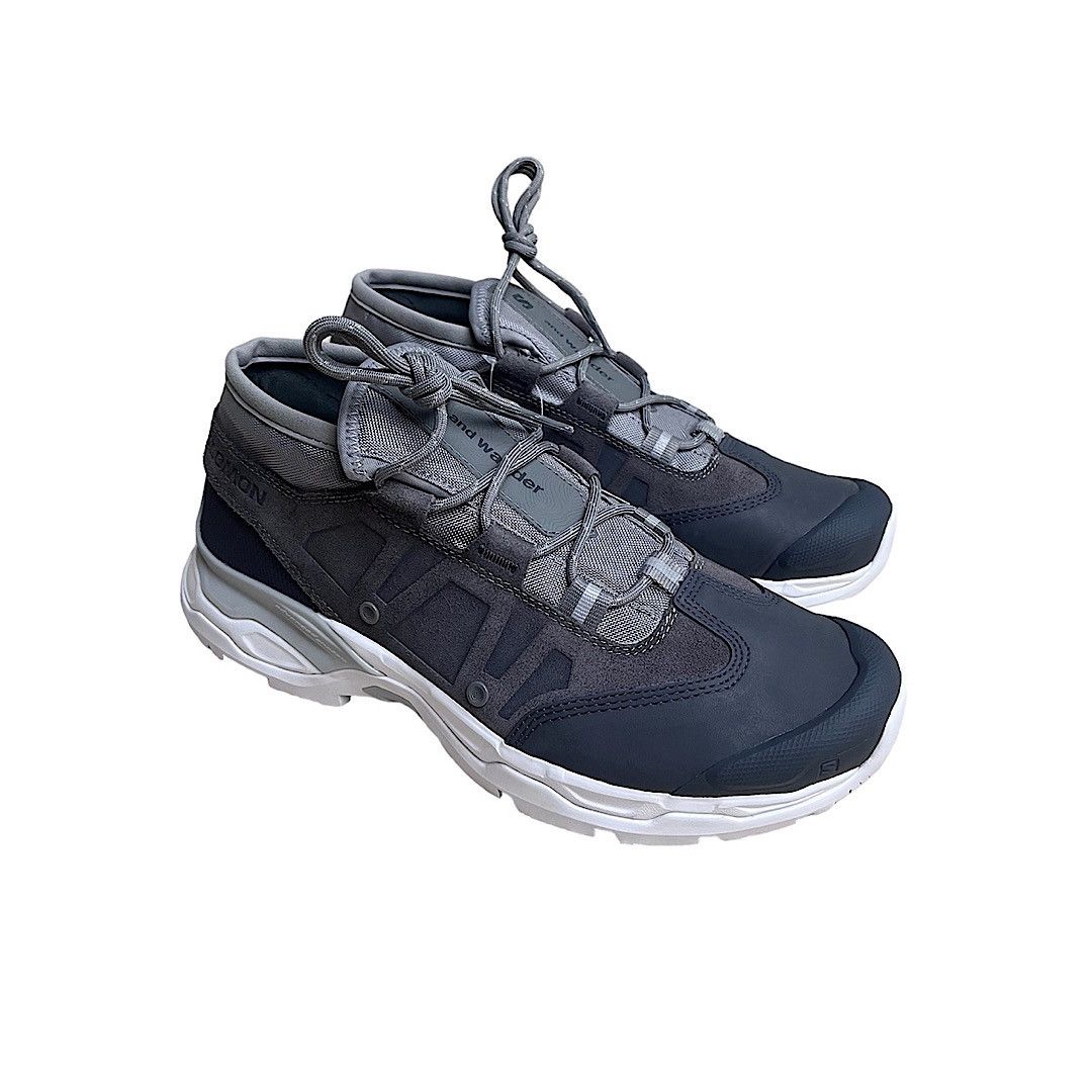 image of And Wander x Salomon Jungle Ultra Low Boots in Grey, Men's (Size 10)