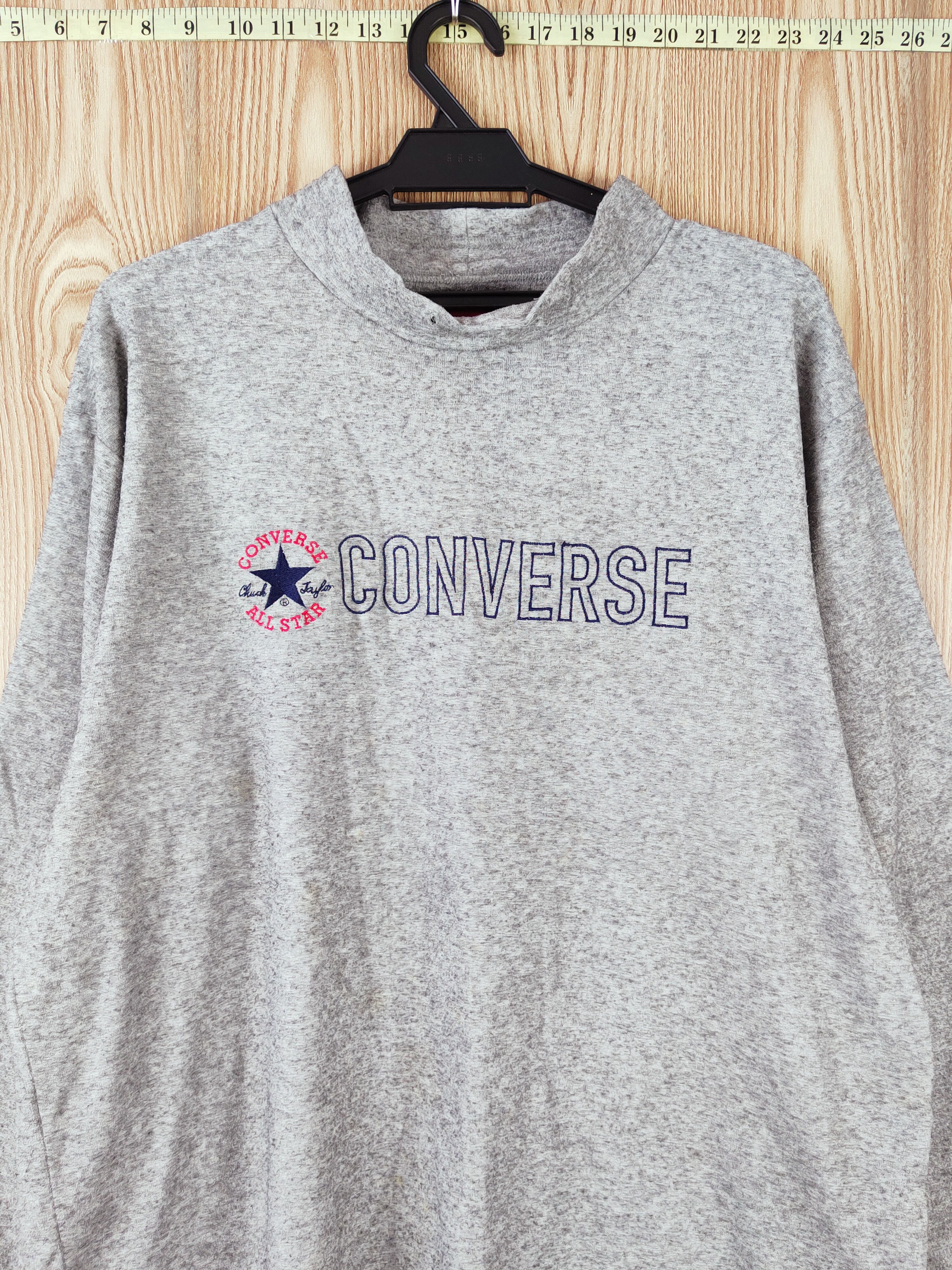 Converse Converse Gray Long Sleeve vintage #W884 Size US XL / EU 56 / 4 - 3 Thumbnail