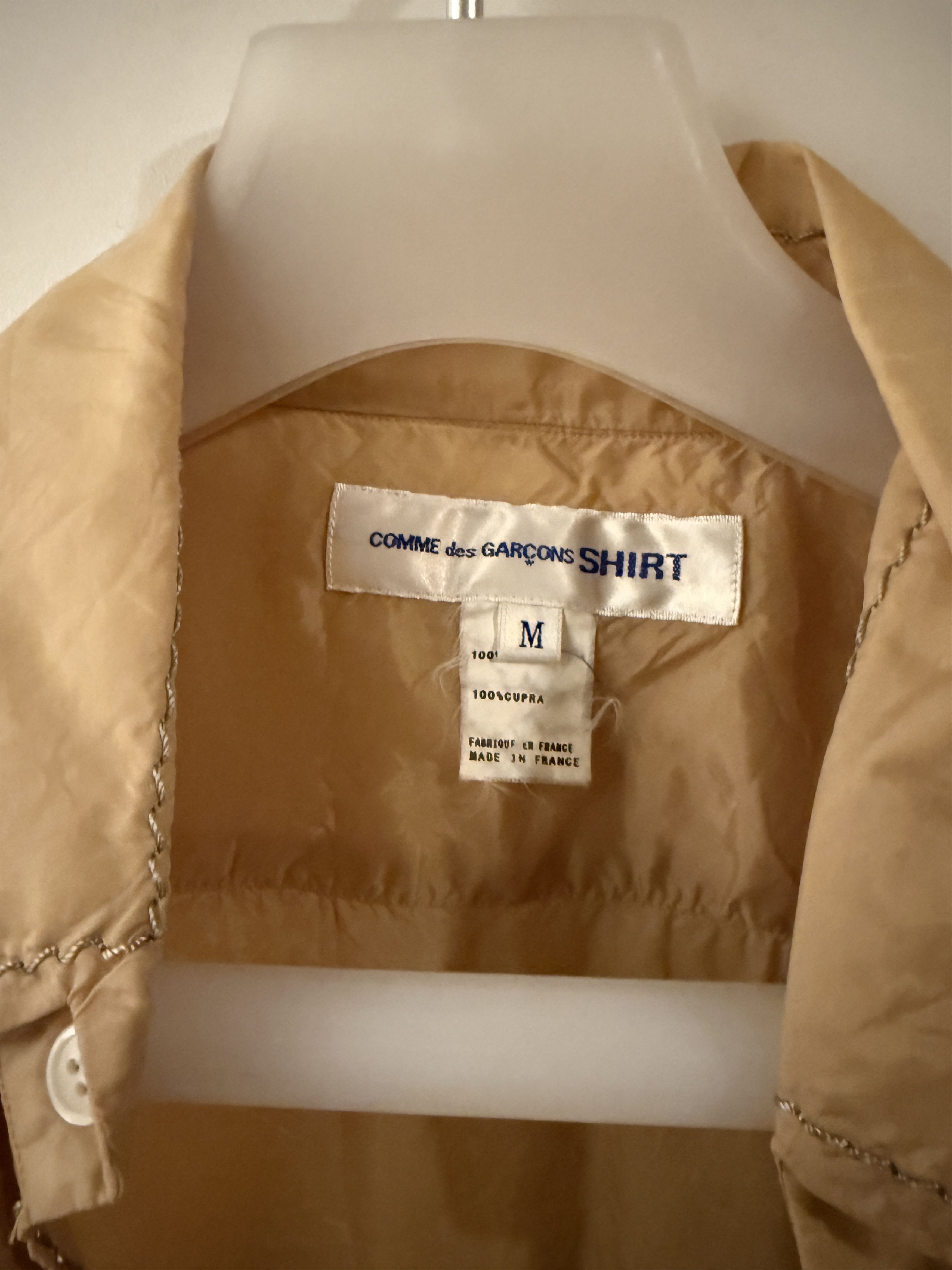 Comme des Garcons SHIRT CDG Shirt Sleeve Tan Top Size US M / EU 48-50 / 2 - 3 Thumbnail