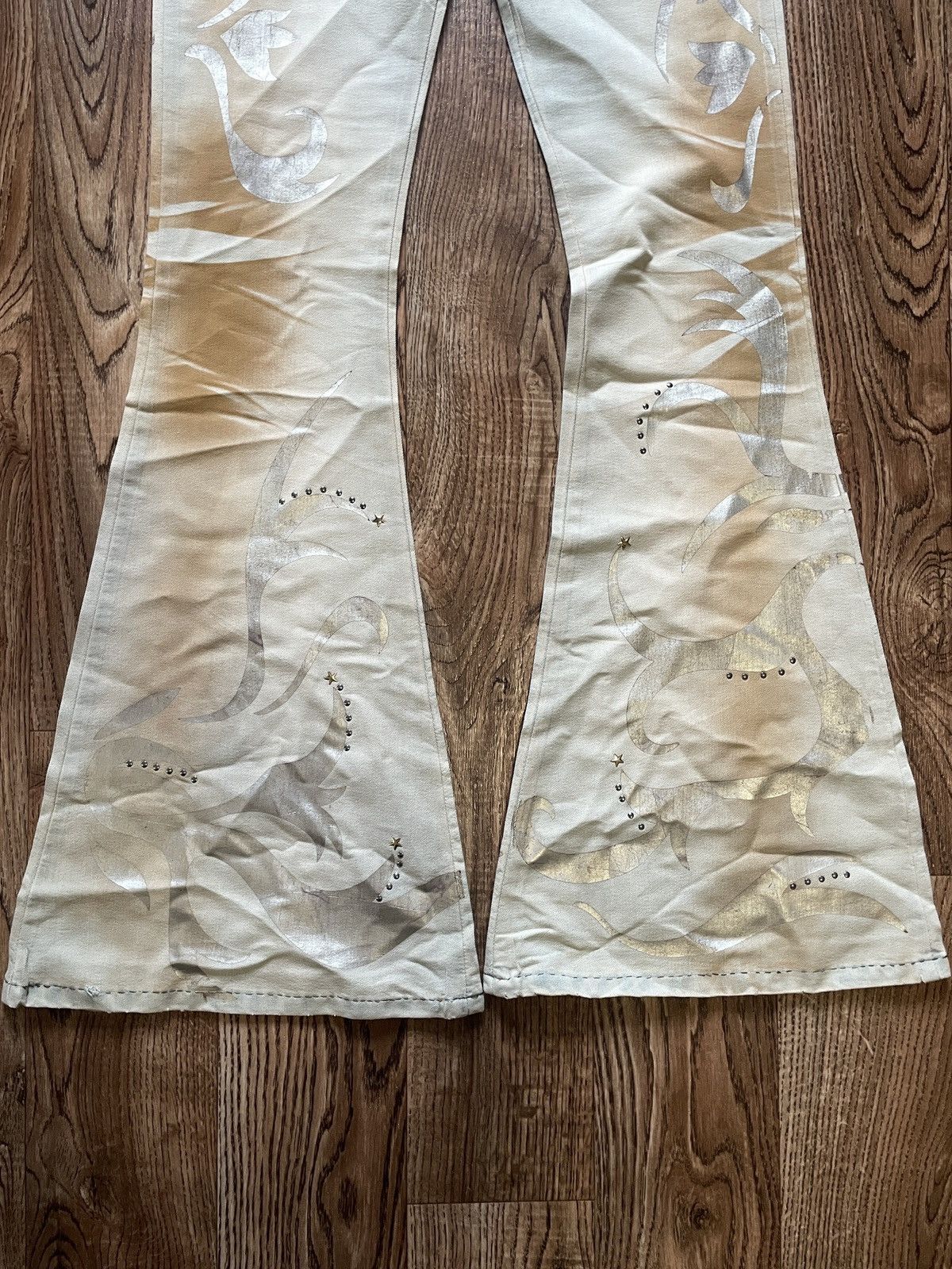 Hysteric Glamour VTG Miss Sixty Y2K Hysteric Glamour style flared Wide Pants Size 25" / US 0 / IT 36 - 3 Thumbnail
