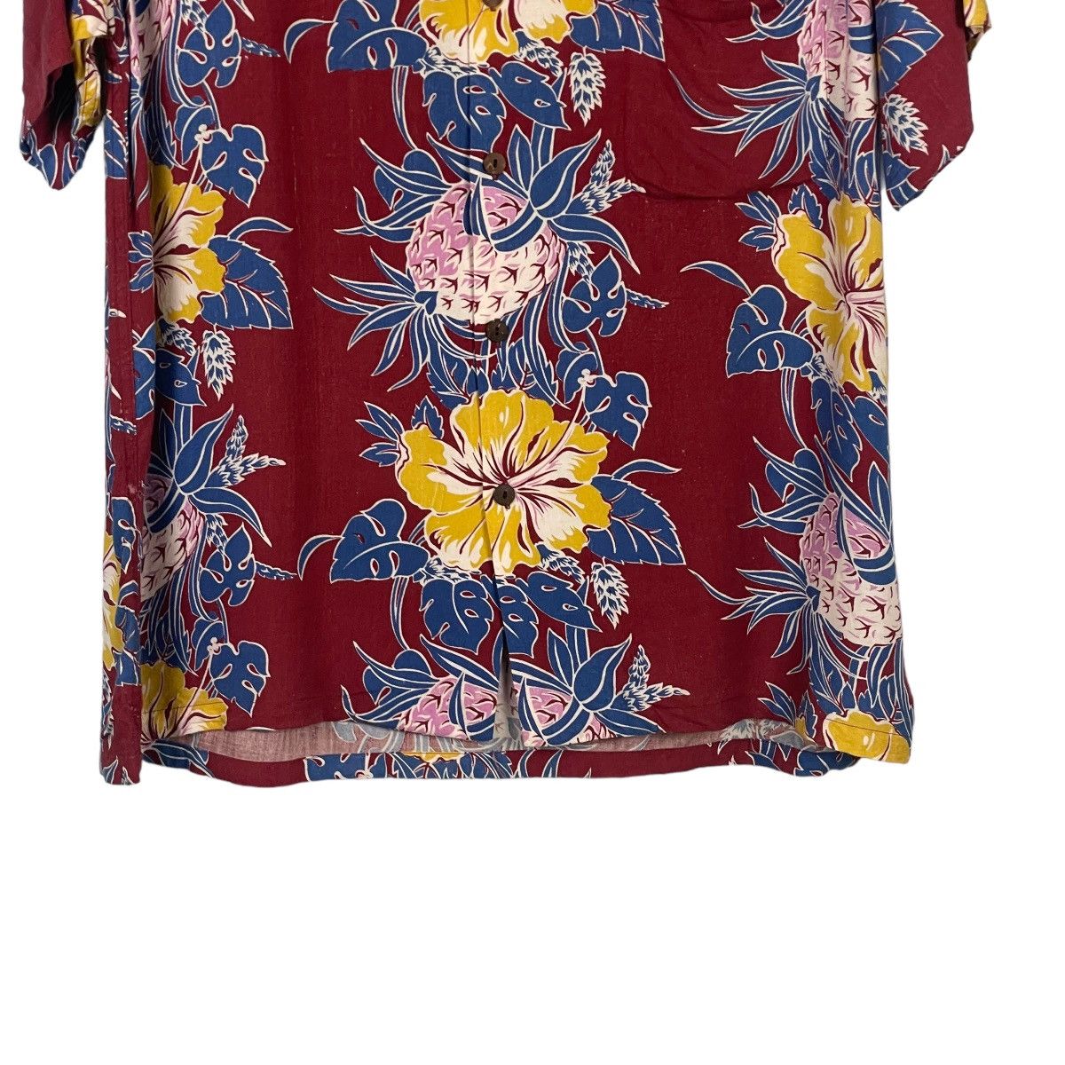 Vintage VTG Ehukai Hawaii Hibiscus Pineapple Shirt Size US L / EU 52-54 / 3 - 5 Thumbnail