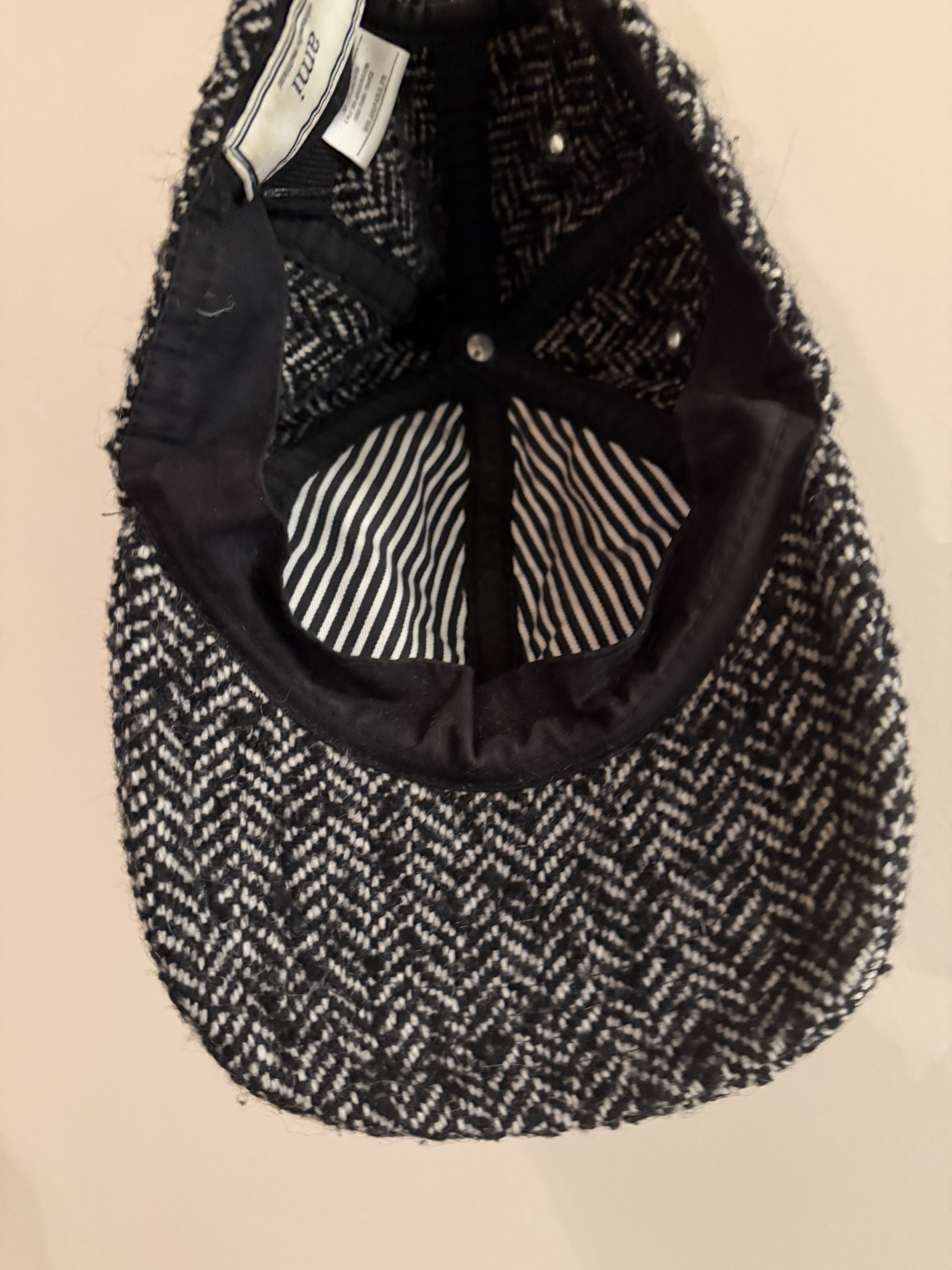 AMI AMI Wool Tartan Baseball Cap Size ONE SIZE - 2 Thumbnail