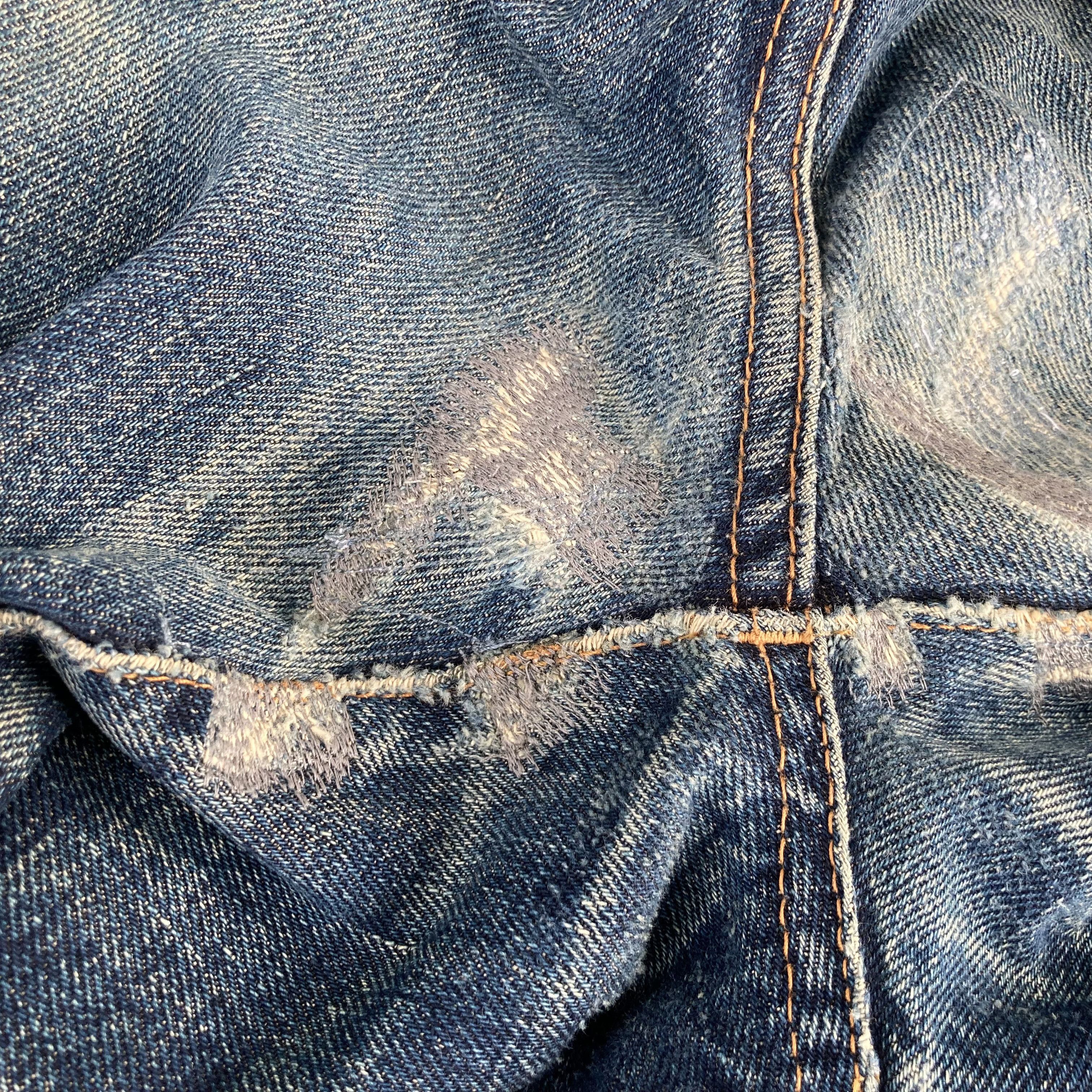 Denime 29x30.5 Vintage Denime Selvedge Honeycombs Osaka Denim Jeans Size US 29 - 16 Thumbnail