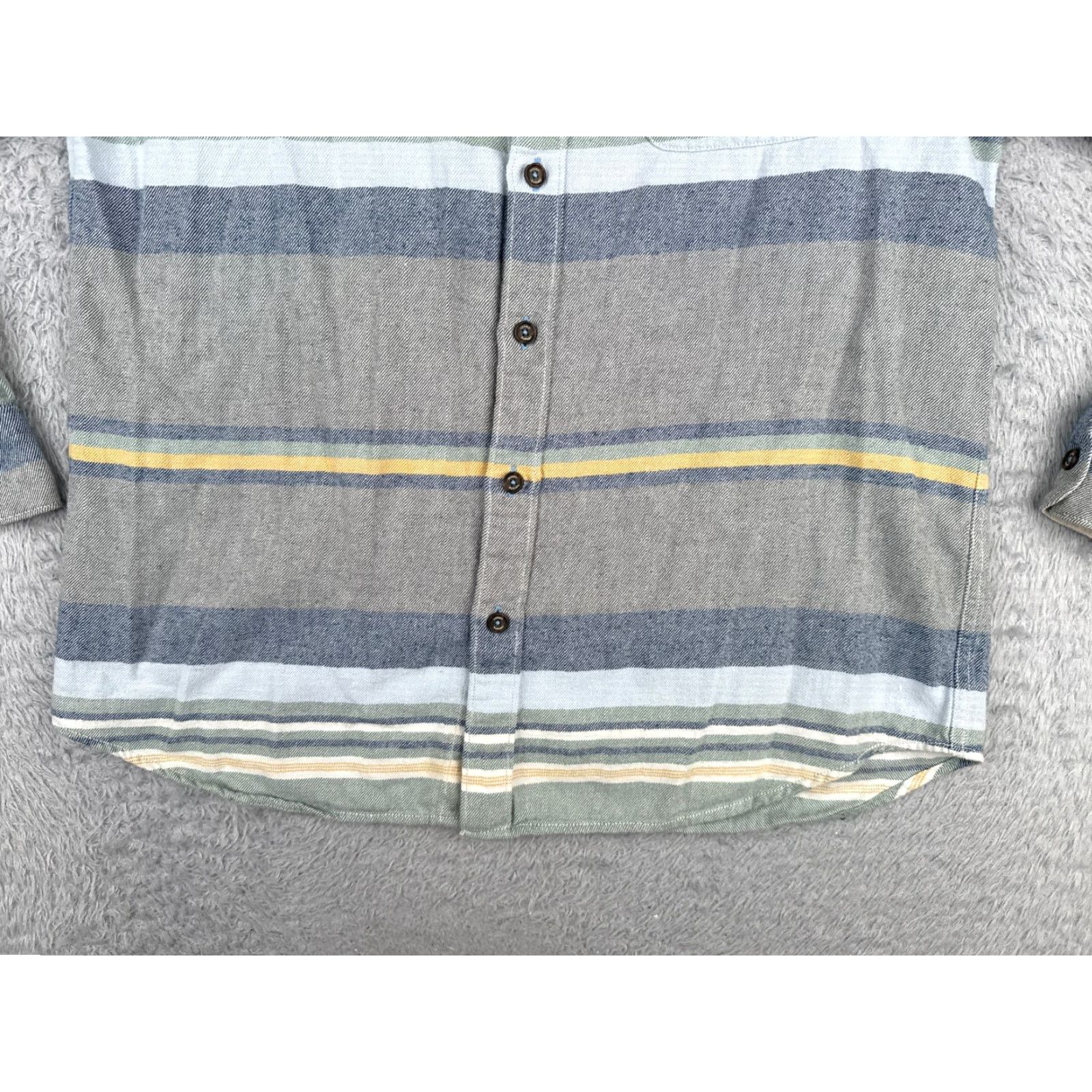 Tommy Bahama Tommy Bahama Shirt Men Medium Gray Blue Stripe Long Sleeve Button-Up Casual, Travel, Resort, Aloha, Beach, Hawaiian Pattern D 0 Size US M / EU 48-50 / 2 - 5 Thumbnail