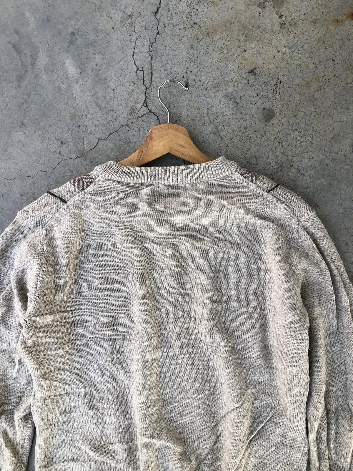 Designer × Japanese Brand × Vintage 📌Japanese Ex-Club Knitsweater Jumper/Memeri Free style Size US L / EU 52-54 / 3 - 11 Thumbnail