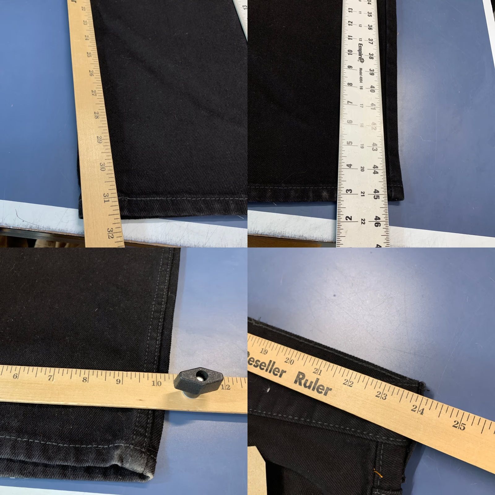 Levi's Levi's 550 Jeans Mens 48x32 Large Black Denim Relaxed Tapered Fit NWT Size US 32 / EU 48 - 10 Thumbnail
