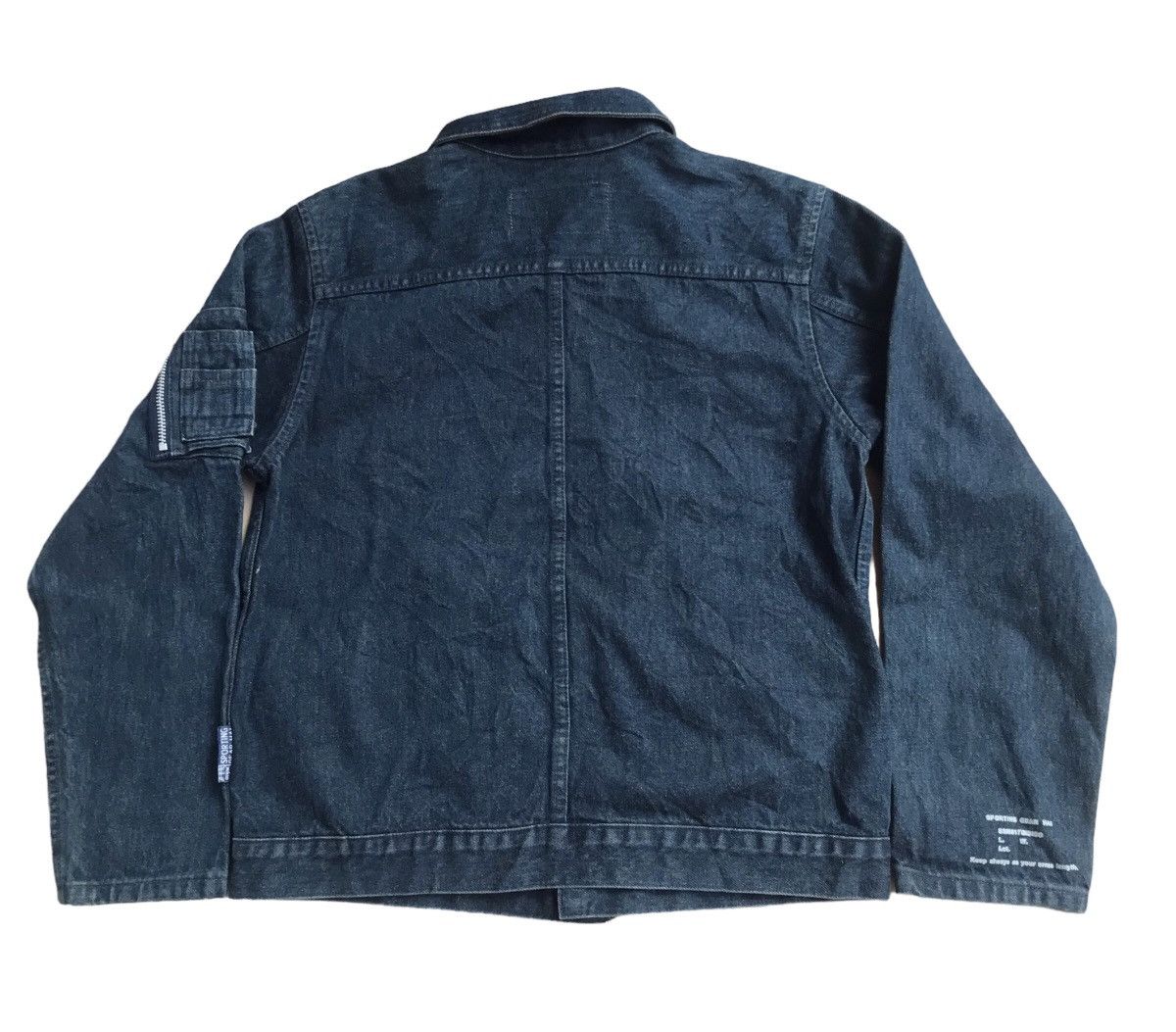 Japanese Brand Vintage Hai sporting gear by issey miyake denim jacket Size US M / EU 48-50 / 2 - 3 Thumbnail