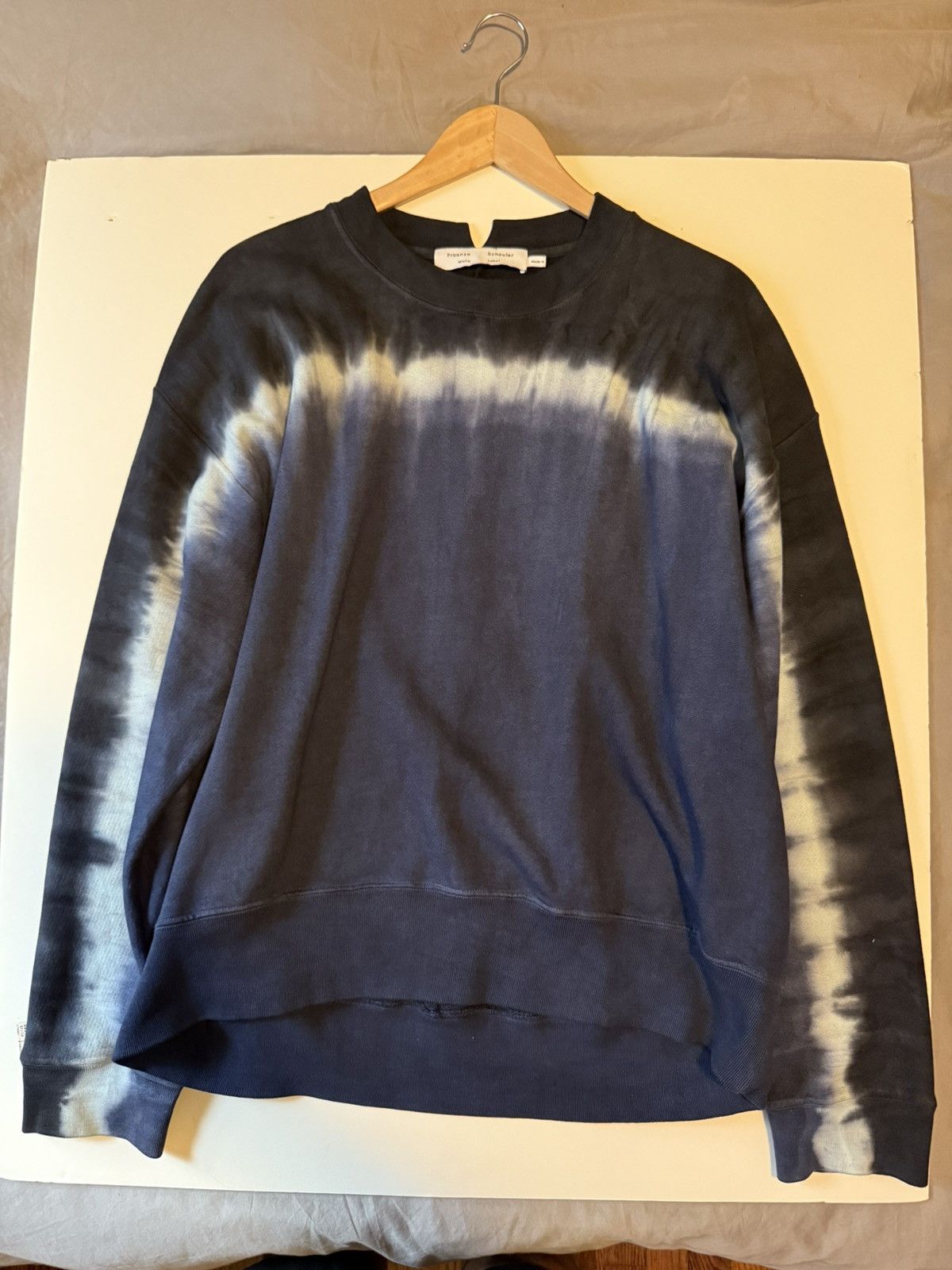 Proenza Schouler PROENZA SCHOULER WHITE LABEL Tie Dye Sweatshirt L Size L / US 10 / IT 46 - 2 Thumbnail