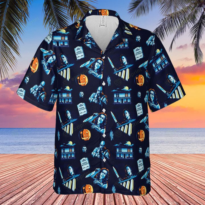 Other HORROR SLASHER MICHAEL MYERS HALLOWEEN HAWAIIAN SHIRT Size US L / EU 52-54 / 3 - 3 Thumbnail