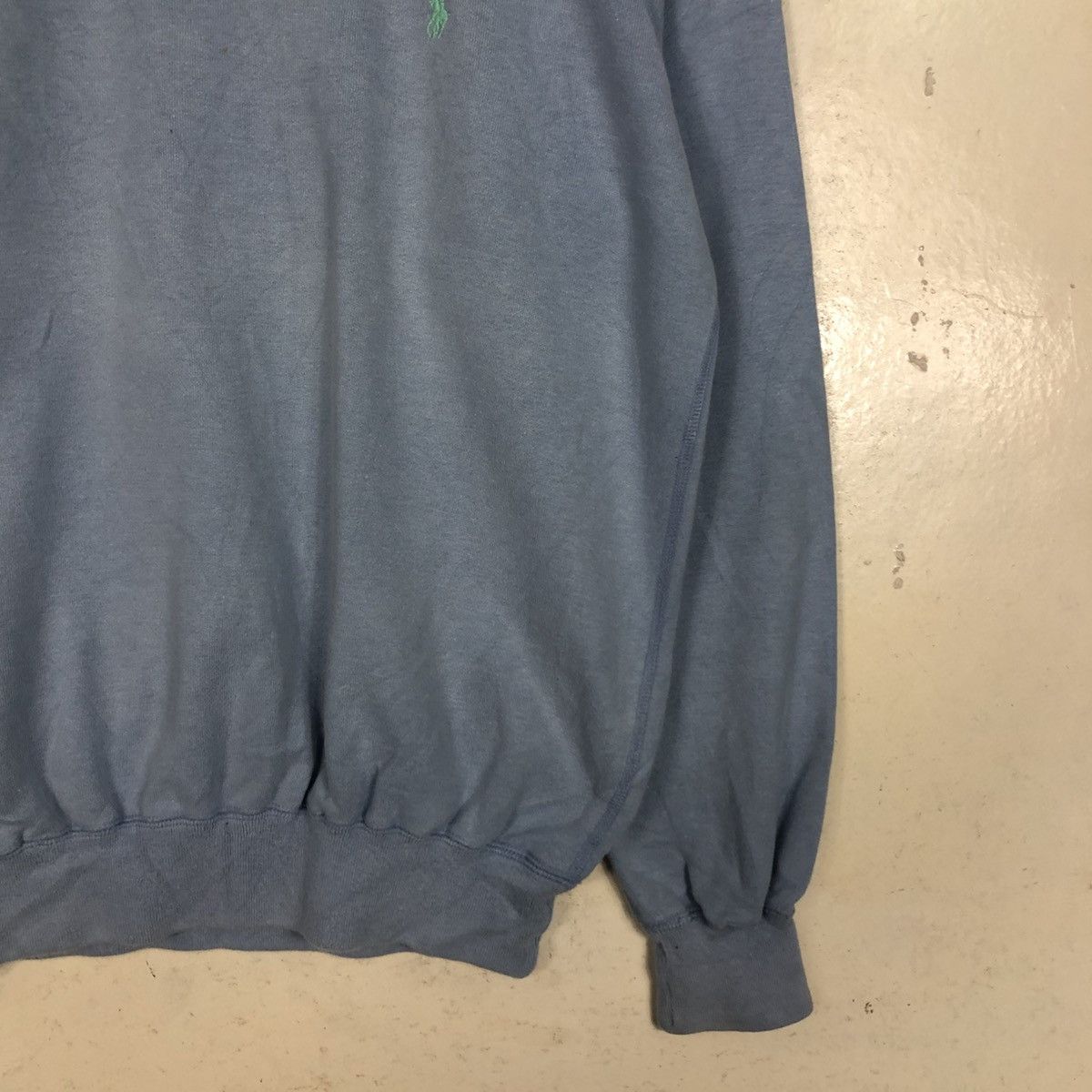 Polo Ralph Lauren 📌Vintage Sweatshirt Crewneck Polo Ralph Lauren Baby Blue Size US M / EU 48-50 / 2 - 7 Thumbnail