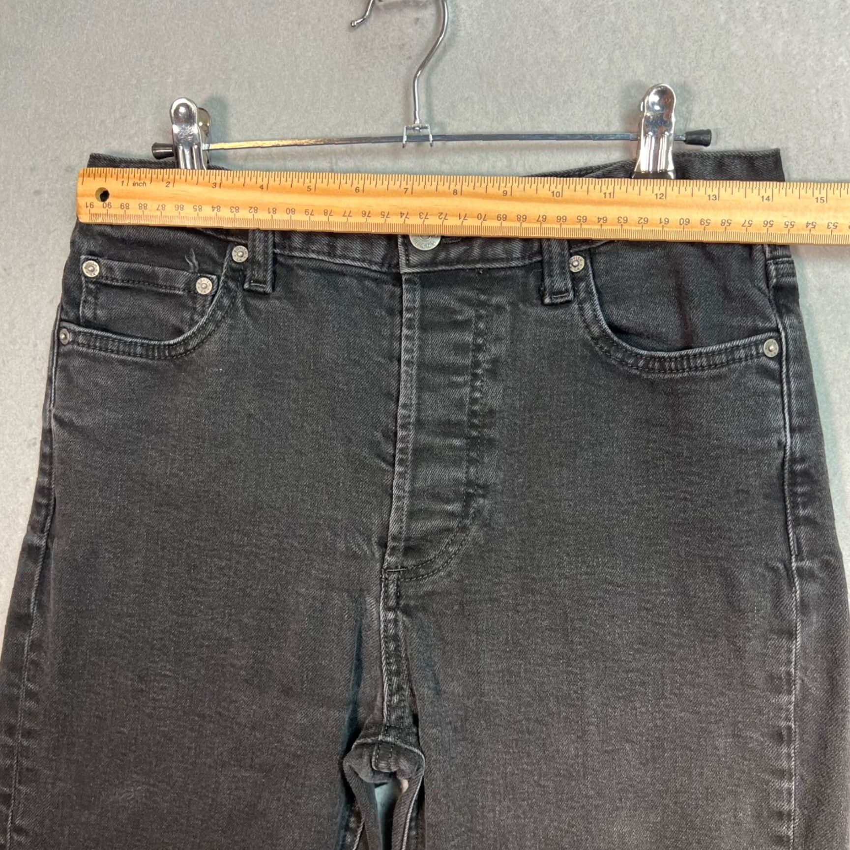 Boyish Boyish Brady La Strada Jeans Size 28 Black Denim Cotton Blend Women’s Jeans 5-Pocket Straight Inseam 25 in Vintage No Mens Womens Girls Size 28" / US 6 / IT 42 - 6 Thumbnail