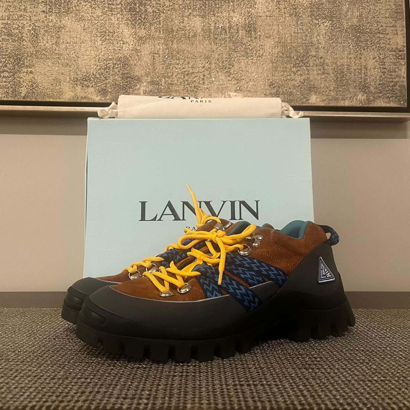 Lanvin Lanvin Hiking Boots in Brown / Dark Grey Size US 11 / EU 44 - 9 Thumbnail