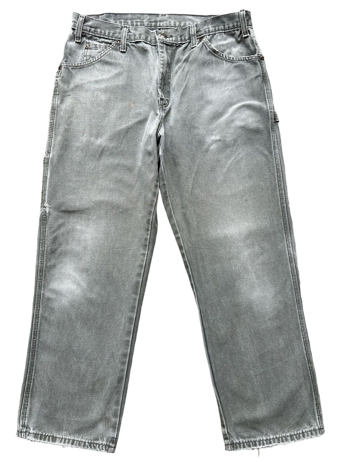 Dickies Crazy Faded Dickies Carpenter Pants 34 Distressed Pants Size US 34 / EU 50 - 3 Thumbnail