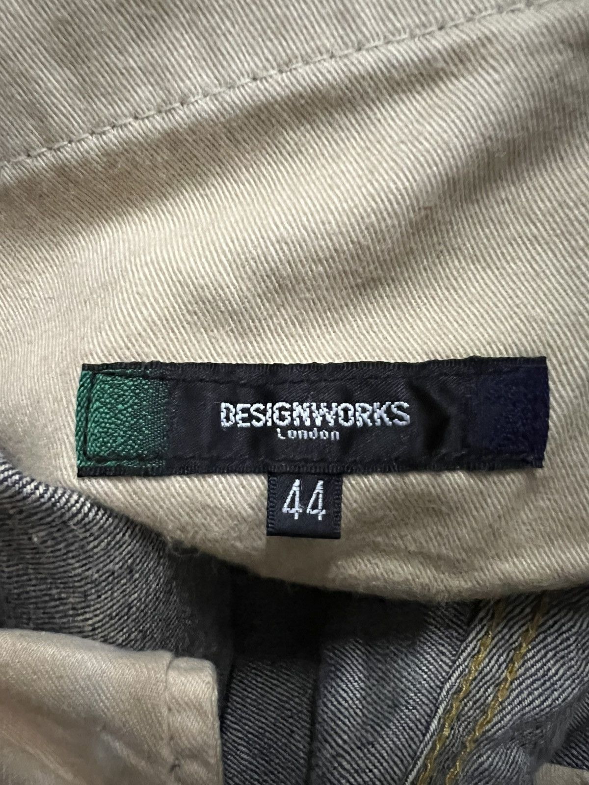 CIVARIZE Designwork 🇯🇵 Dirty Waxed Painter Trompe l'œil Homeless Denim Size US 31 - 10 Thumbnail