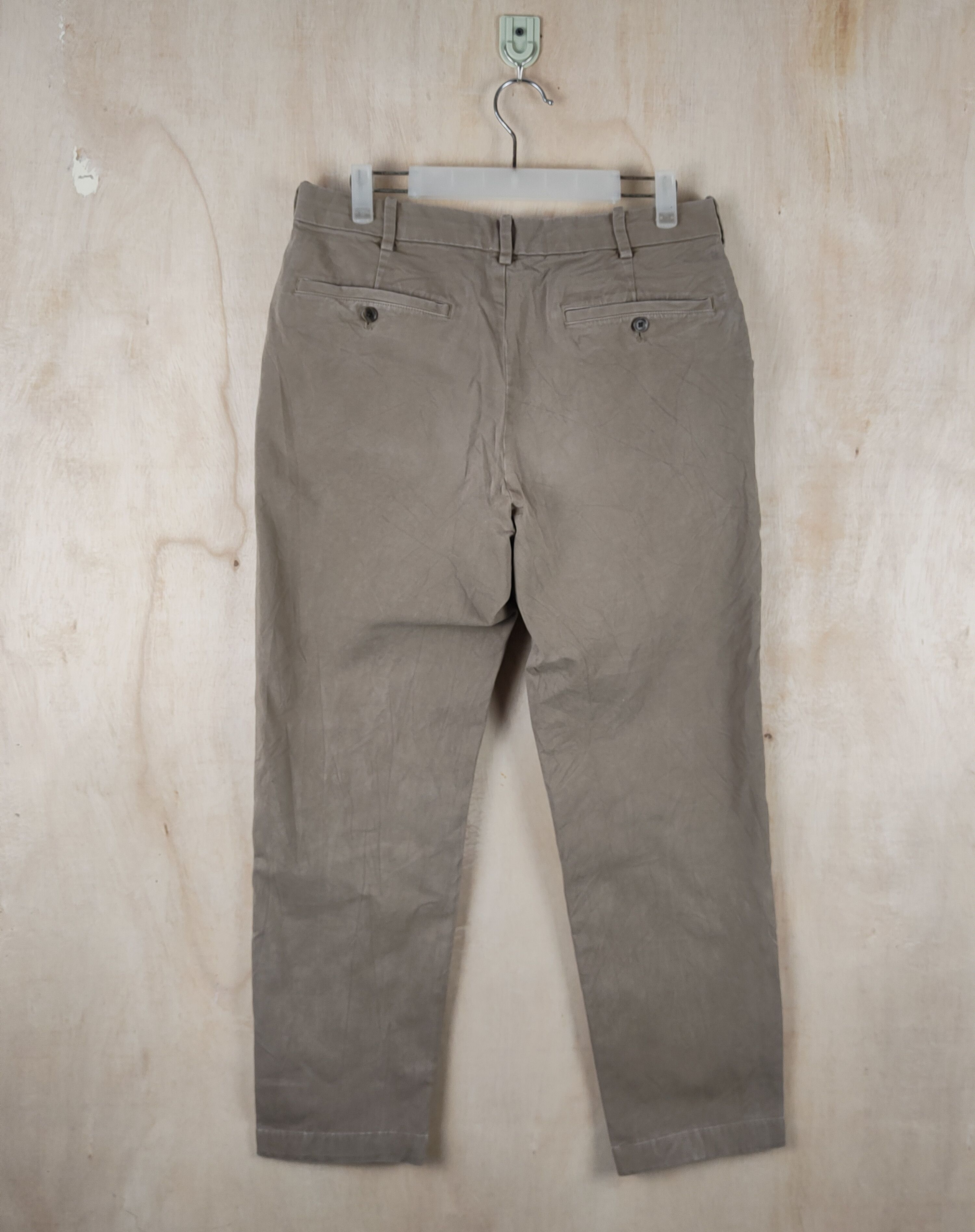 Japanese Brand Uniqlo Brown Faded vintage Casual Pants #S2516 Size US 31 - 7 Thumbnail