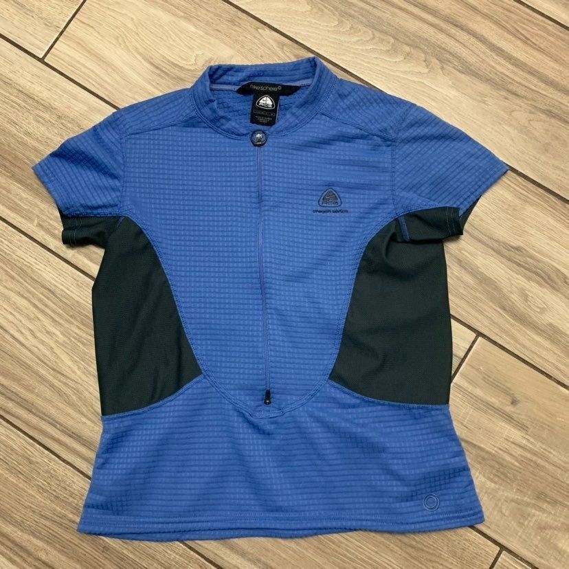 Nike Nike ACG Blue Cycling Shirt Women Large Bin K-29 Size L / US 10 / IT 46 - 1 Thumbnail