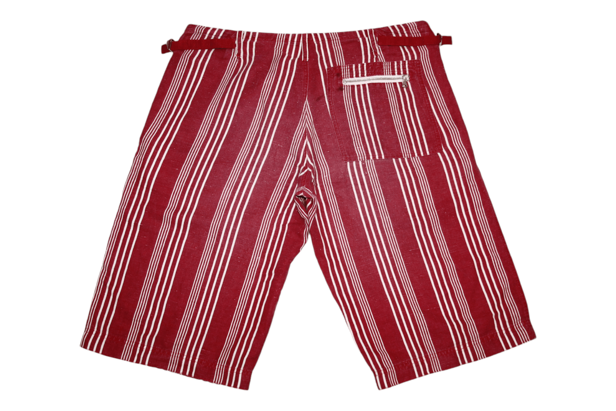 Armani Armani Jeans Eco Wash Striped Linen Cotton Bermuda Shorts Size US 38 / EU 54 - 10 Thumbnail