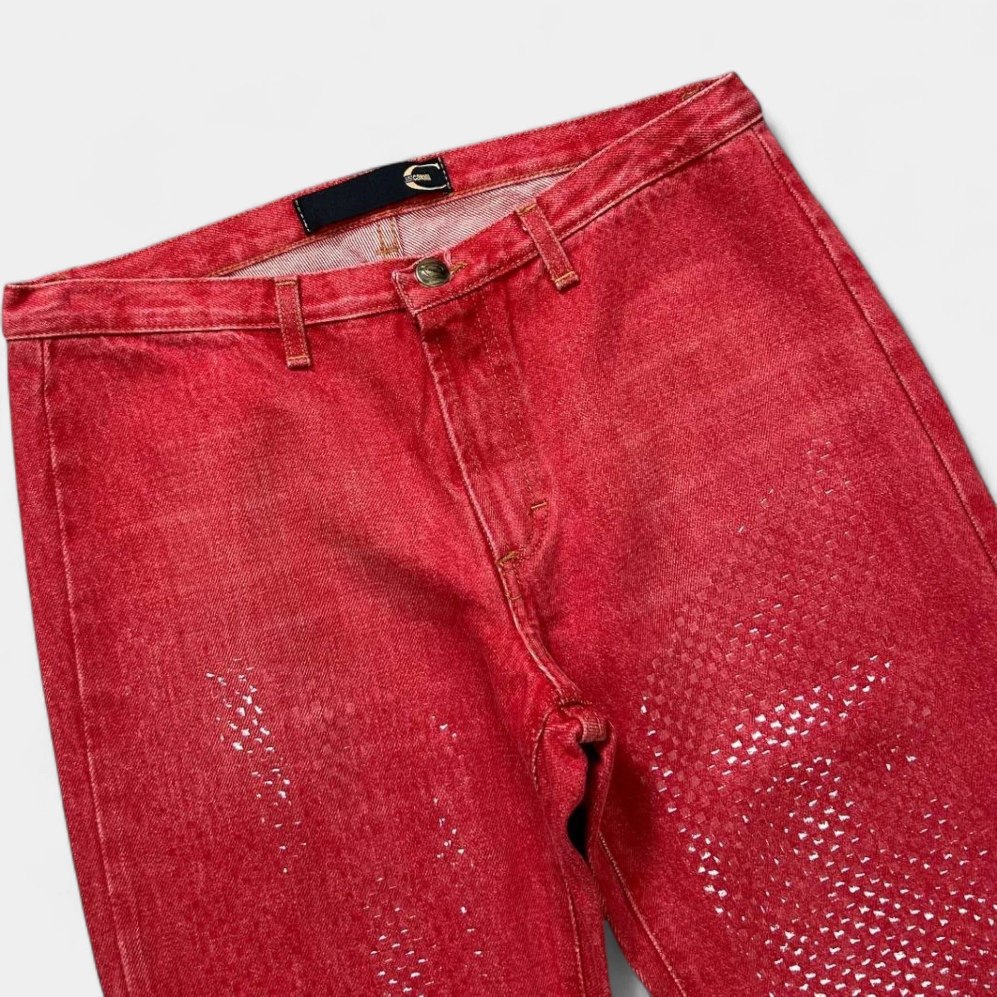 Just Cavalli Just Cavalli 2000s Disco Flared Jeans Size ONE SIZE - 3 Thumbnail