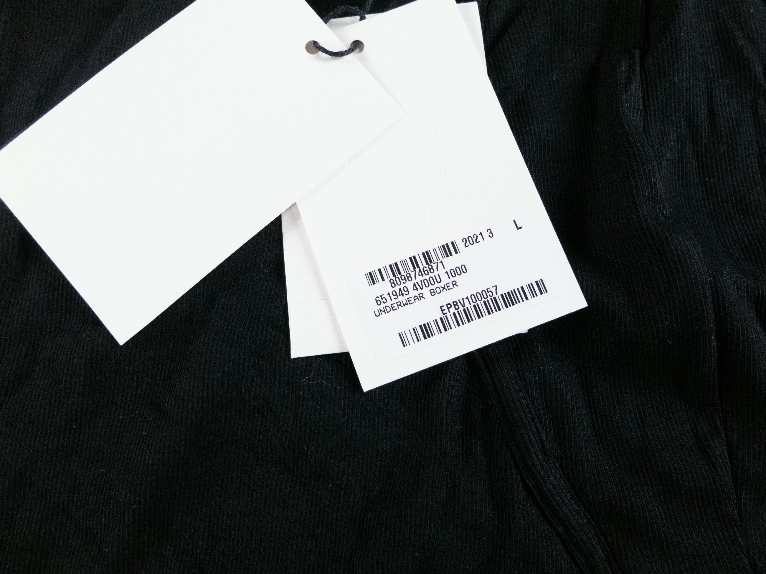 Bottega Veneta BOTTEGA VENETA pack of 3 black cotton boxer briefs Large Size 34 - 5 Thumbnail