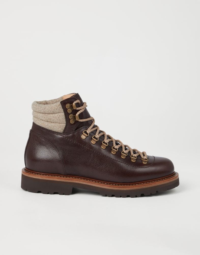 Brunello Cucinelli o1w1db10825 Pair Of Ankle Boots in Brown Size US 7 / EU 40 - 1 Thumbnail