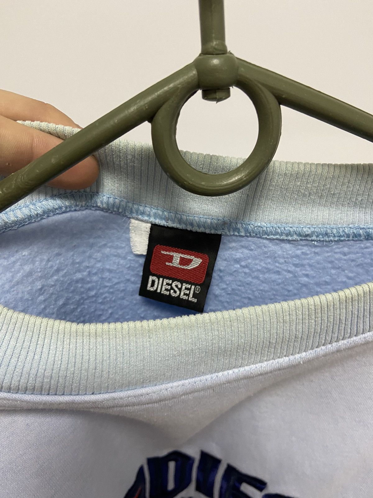 Diesel × Vintage Diesel Vintage Sweatshirt Big Logo Style Size US XL / EU 56 / 4 - 3 Thumbnail
