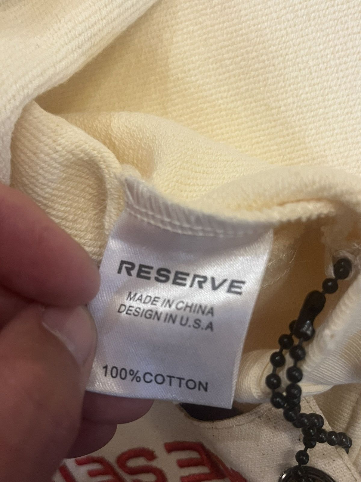 Other Reserve LA bone color hoodie size small new Size US S / EU 44-46 / 1 - 5 Thumbnail