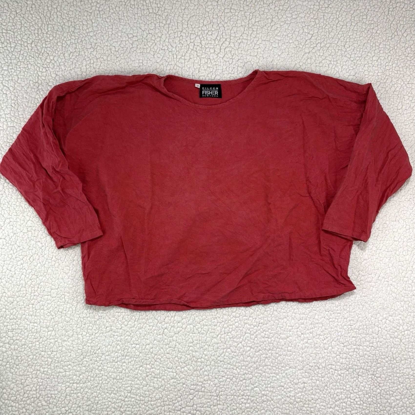 Eileen Fisher VINTAGE Eileen Fisher 100% Silk Blouse & Skirt Set 2pc Berry Salmon Size 2 READ boost Size XS / US 0-2 / IT 36-38 - 2 Thumbnail