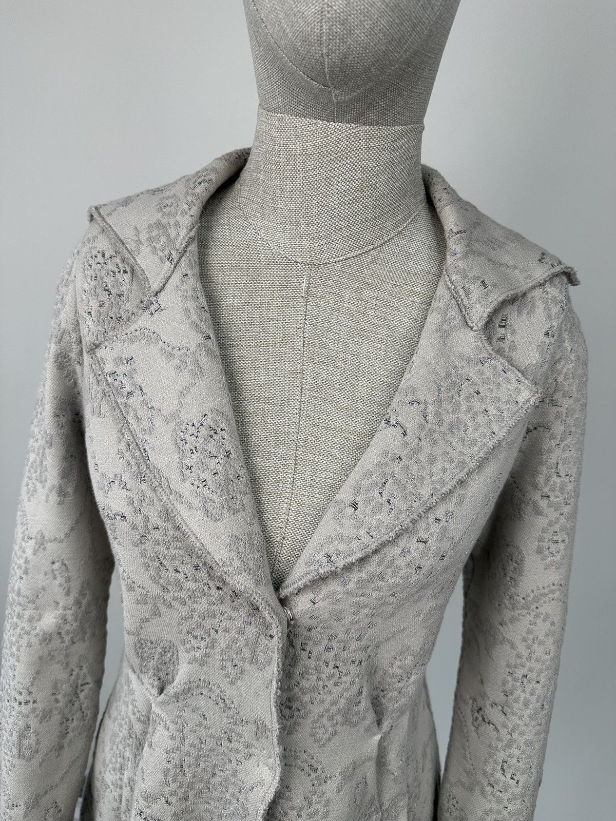 Transit TRANSIT PAR SUCH Avant Garde Asymmetrical Jacquard Jacket Size M / US 6-8 / IT 42-44 - 8 Thumbnail