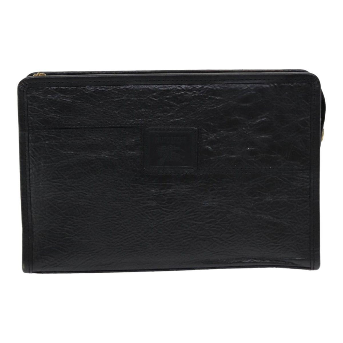 Burberry Black Leather Clutch Bag (Pre-Owned) Size ONE SIZE - 1 Thumbnail