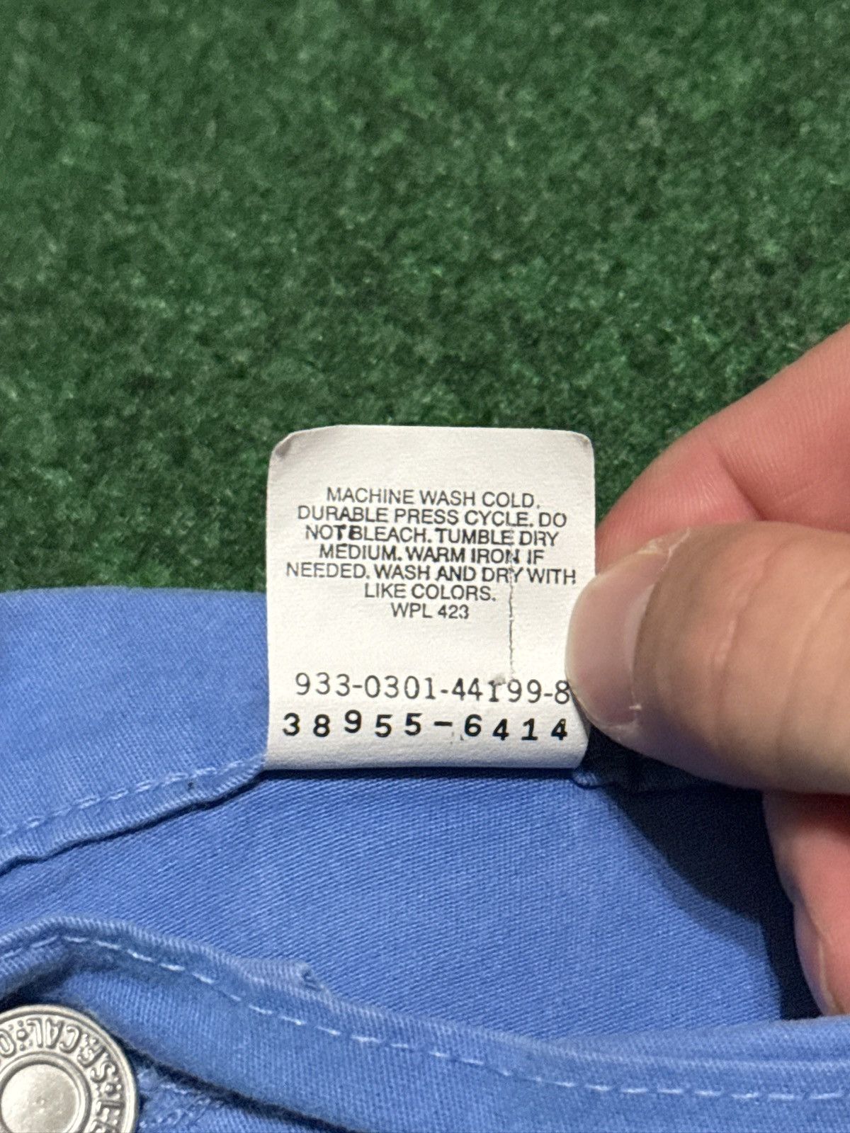 Levi's Vintage Clothing Levis 555 Guy Fit Vintage 16 Mis Blue Shorts 36 Waist 6” Size 36" / US 14 / IT 50 - 5 Thumbnail