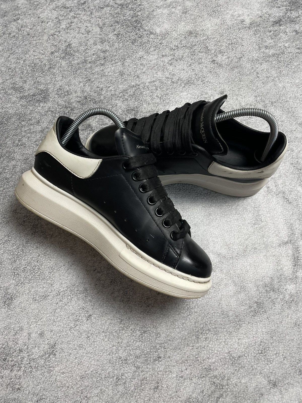 Alexander McQueen Leather Sneakers White