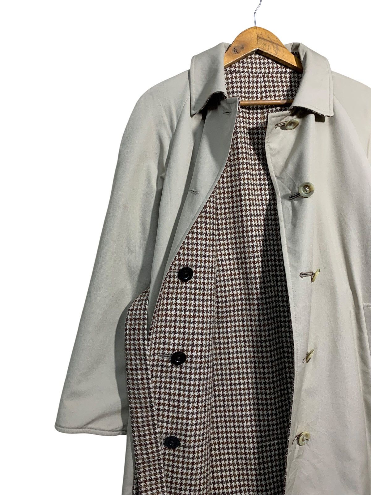 Aquascutum 🔥VTG AQUASCUTUM REVERSIBLE TRENCH COATS WOOL Size M / US 6-8 / IT 42-44 - 7 Thumbnail
