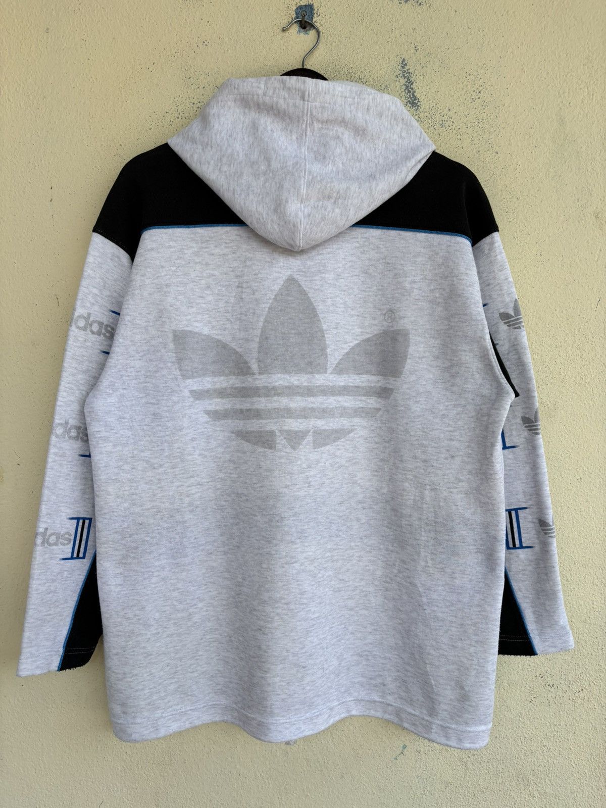 Adidas × Vintage Vintage Adidas Big Logo Hoodie Size US S / EU 44-46 / 1 - 2 Thumbnail