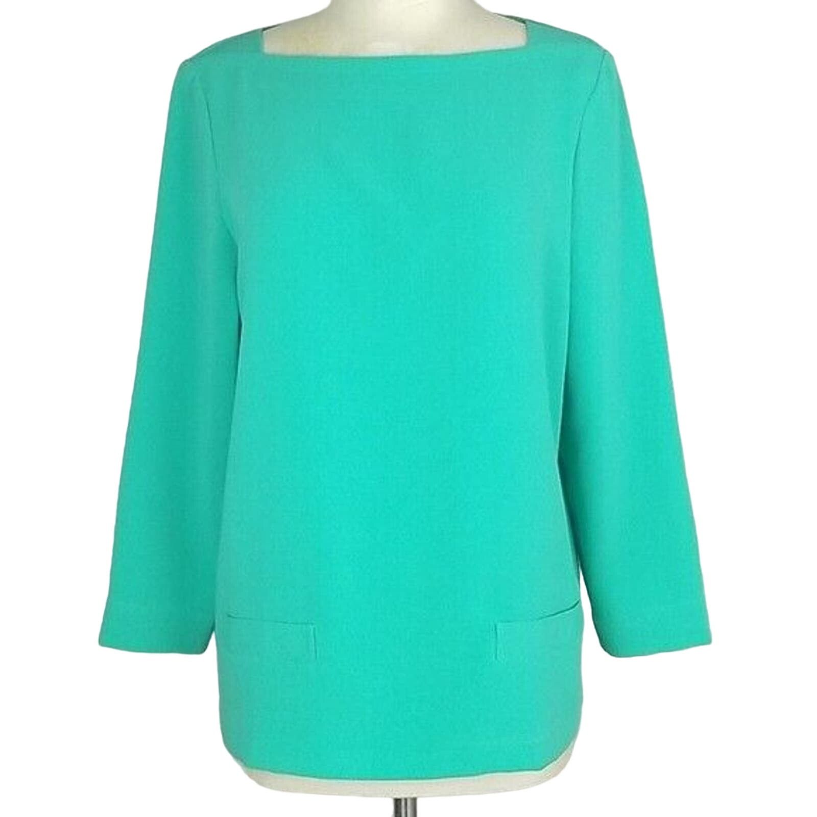 Loft LOFT Womens Blouse Classic Boat Neck Office Interview Sz S Size S / US 4 / IT 40 - 1 Thumbnail
