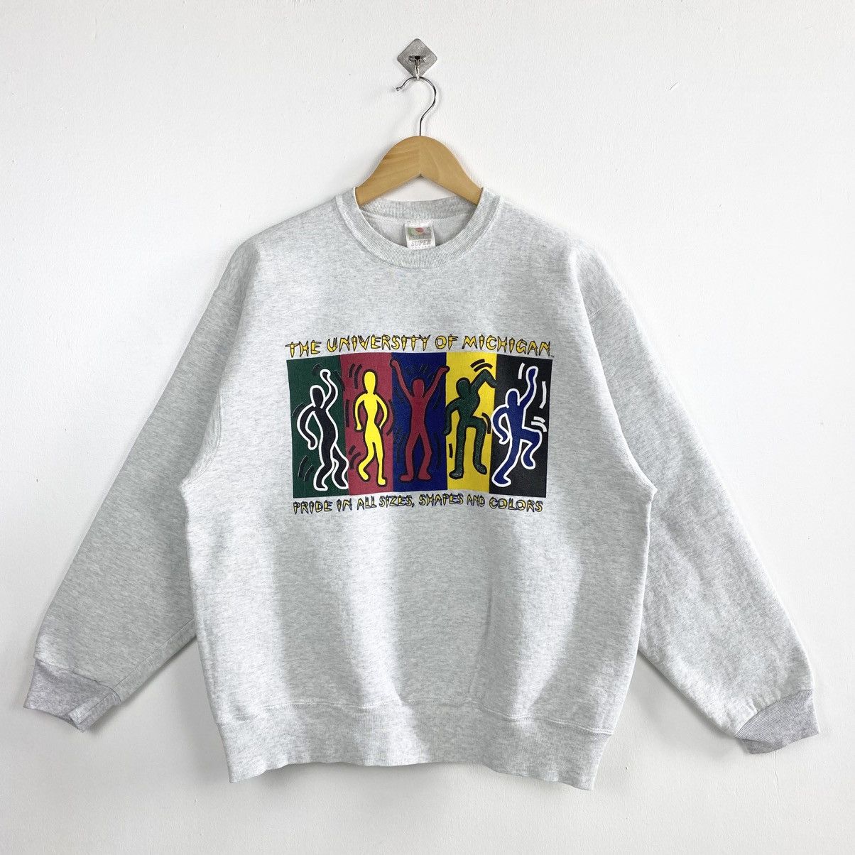 Keith Haring Vintage 90s Keith Haring Crewneck Sweatshirt Size US L / EU 52-54 / 3 - 1 Thumbnail
