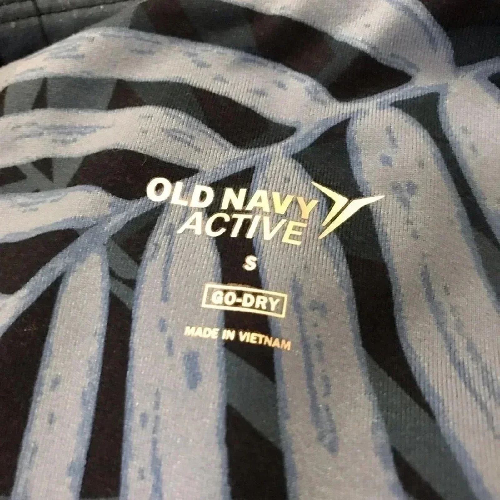Old Navy Old Navy Active Go Dry Palm Leaf Cropped Mesh Leggings Sz S Size 26" / US 2 / IT 38 - 2 Thumbnail