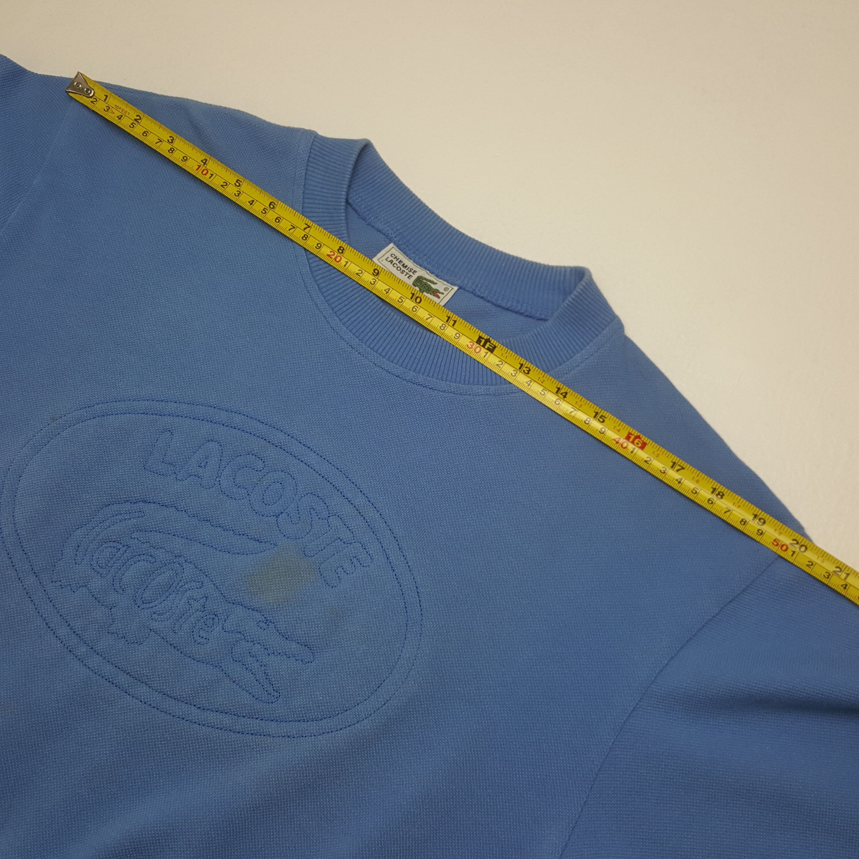 Lacoste Vintage Lacoste Big Logo Sweatshirt C306N6 Size US S / EU 44-46 / 1 - 5 Thumbnail