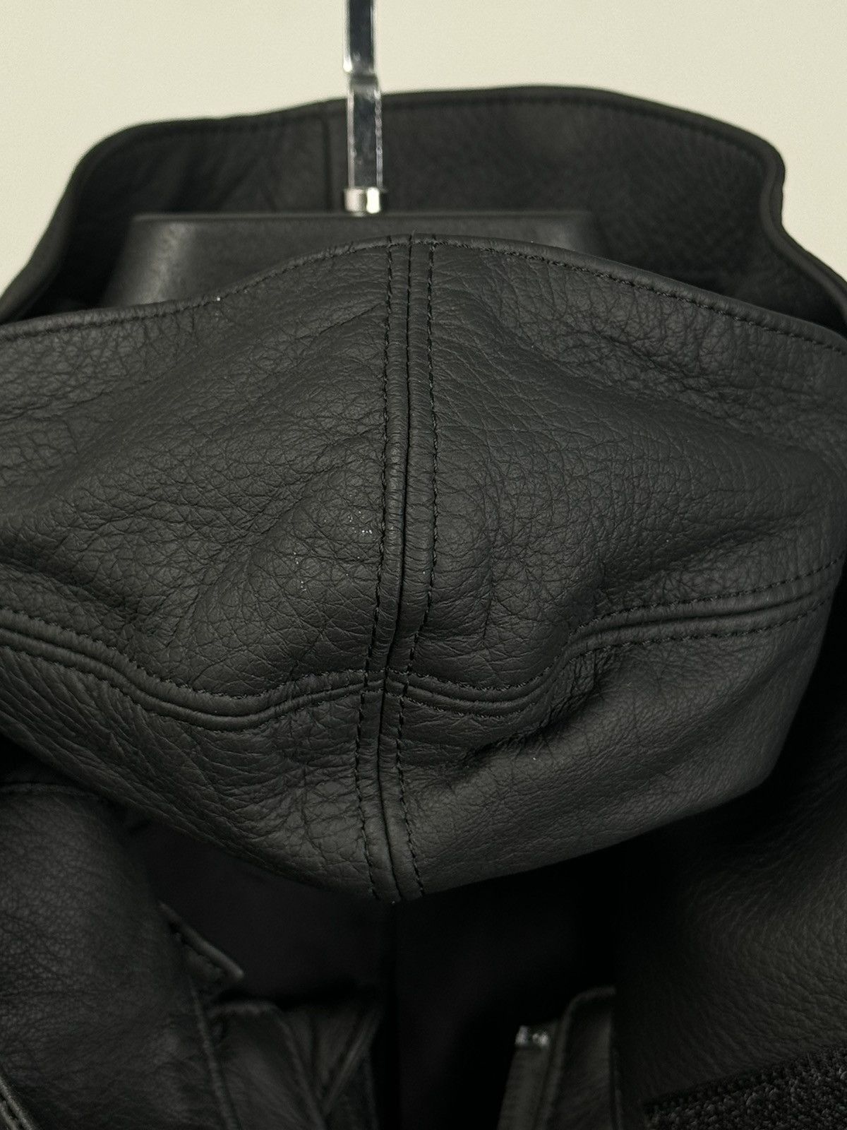 The Viridi-anne Leather mask hooded jacket size 2 Size US M / EU 48-50 / 2 - 12 Thumbnail