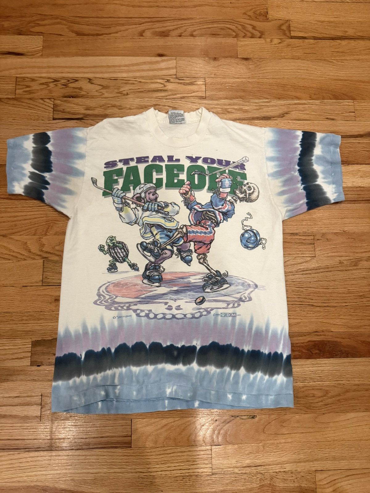 Vintage 1994 Vintage Grateful Dead Steal Your Faceoff Shirt Size US L / EU 52-54 / 3 - 1 Thumbnail